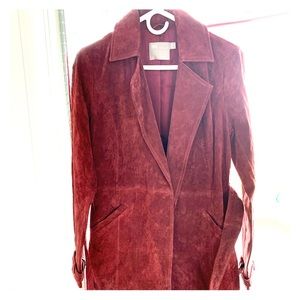 ASOS trench coat in suede-sold out